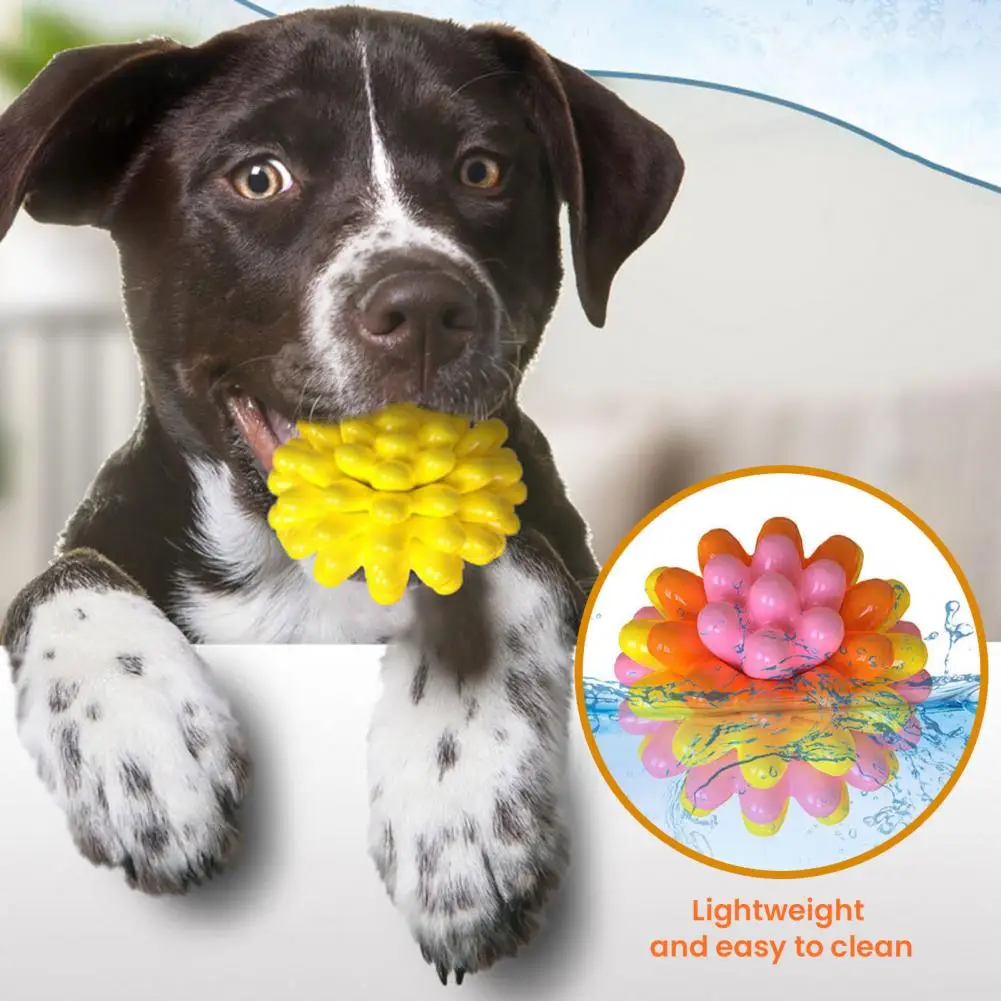 Dog Toy for Strong Chewers Spiky Chew Toy for Dogs Heavy-duty Spiky Dog Chew Ball Oral Care Molar Toy for Medium Dogs Durable