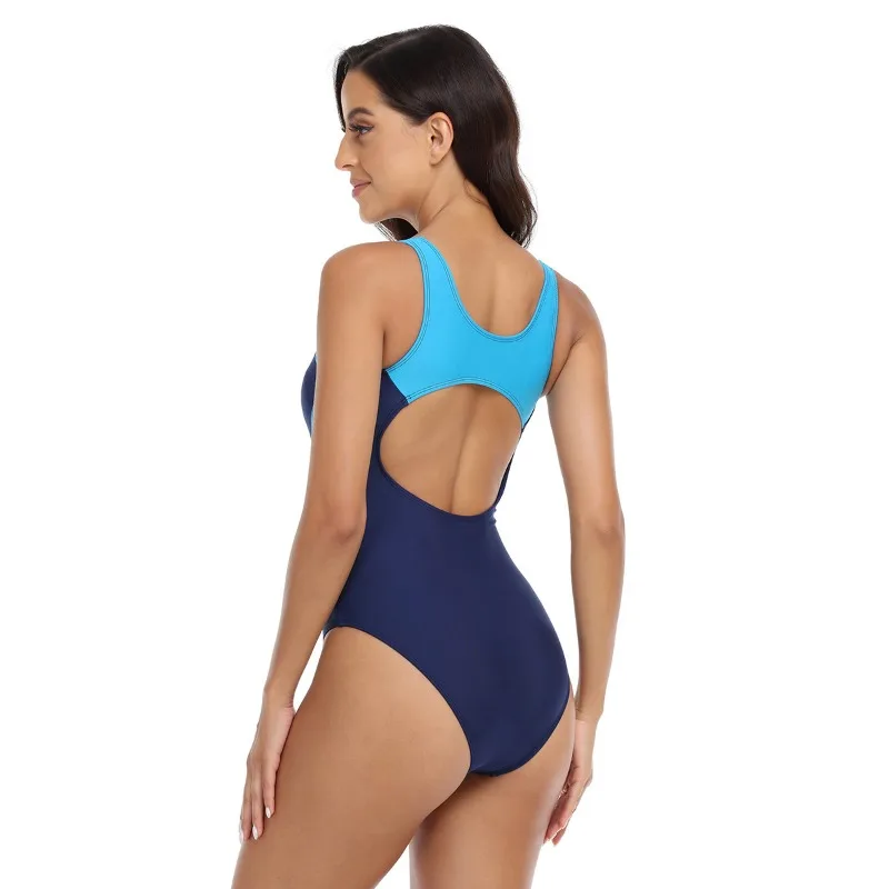 Vintage Swimsuit Women 2024 One Piece Slim Swimwear Female Sexy Sports Bodysuit Bathers Bathing Swimming Suit Summer Beachwear