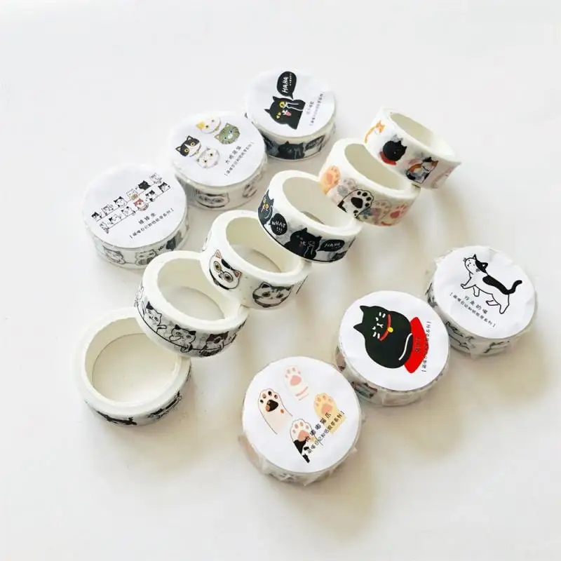 

Cute Kawaii Adorable Cat Adhesive Paper Washi Tape Masking Tape DIY Scrapbooking Stick Label