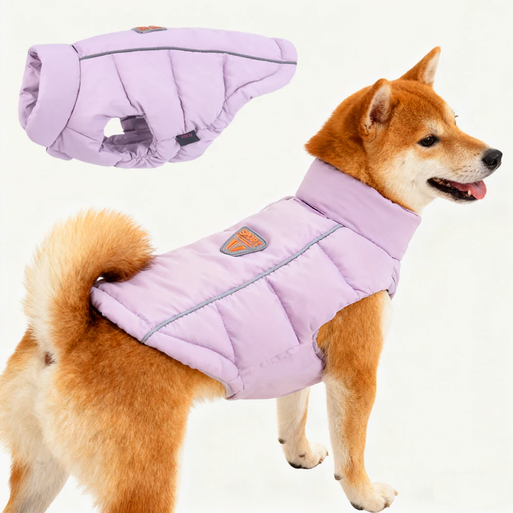 

Легкий теплый пуховик для домашних животных для маленьких и средних собак, зимняя одежда для щенков, пальто шиба-ину, бигль, талисман, одежда, manteau chien