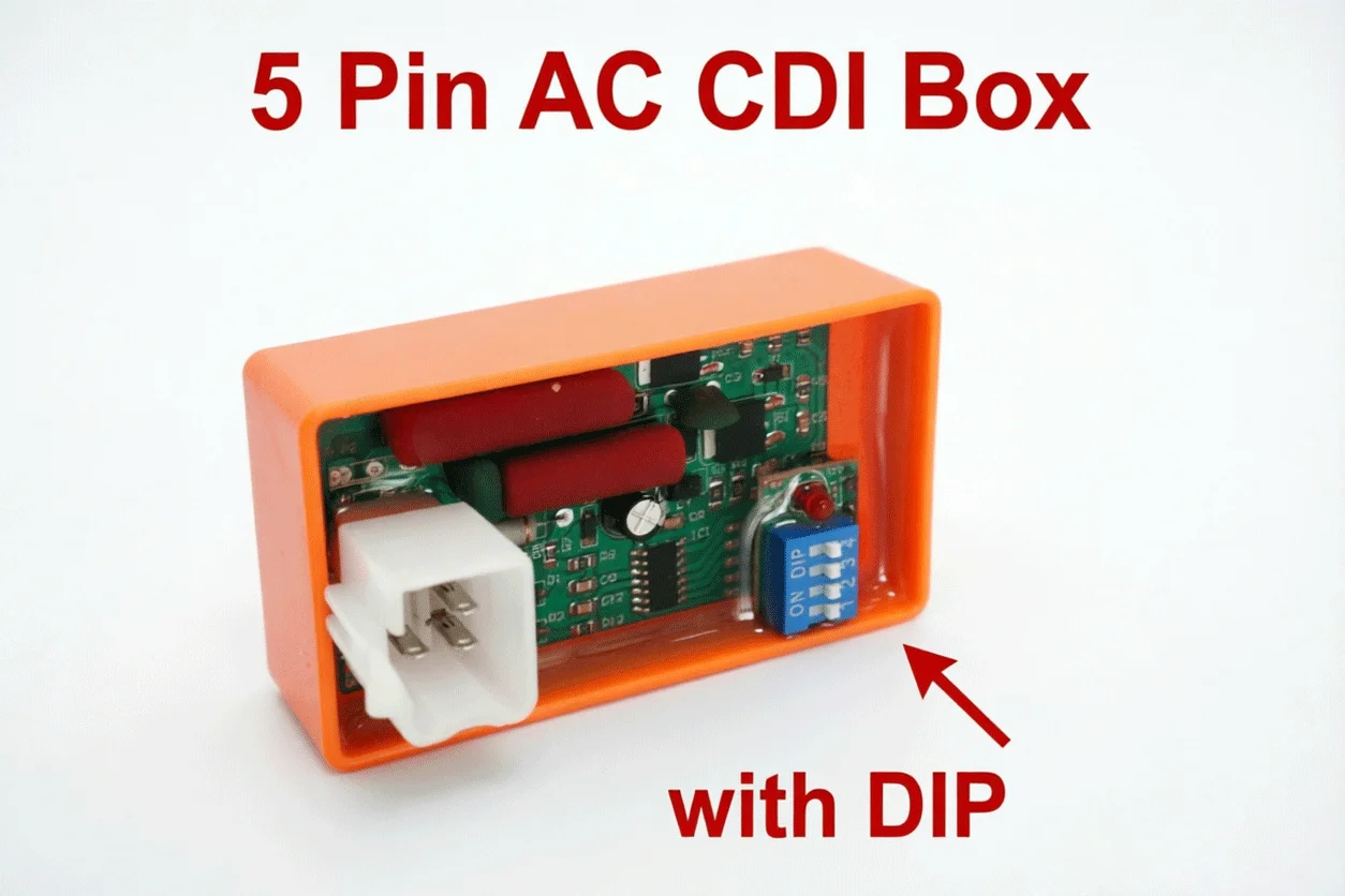 AC CDI Igniter for Lifan 110 Motorcycle, Direct Plug Racing Ignition Coil-Waterproof & Heat Resistant