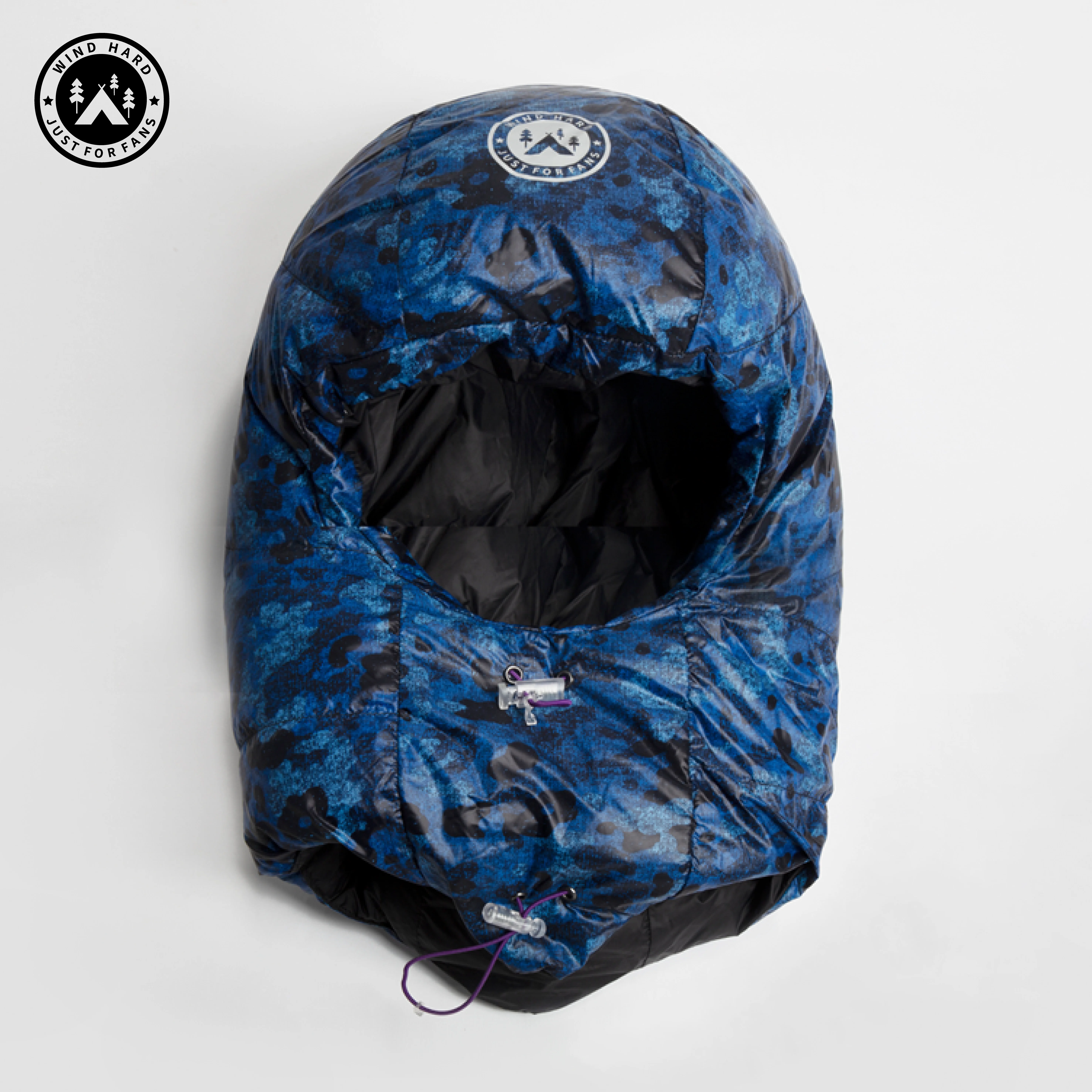 AEGISMAX WIND HARD 20D 650FP Hood with Neck Outdoor Down Hat Ultralight Camping Windpoof Caps Winter Snow Ski Warm for Men Women