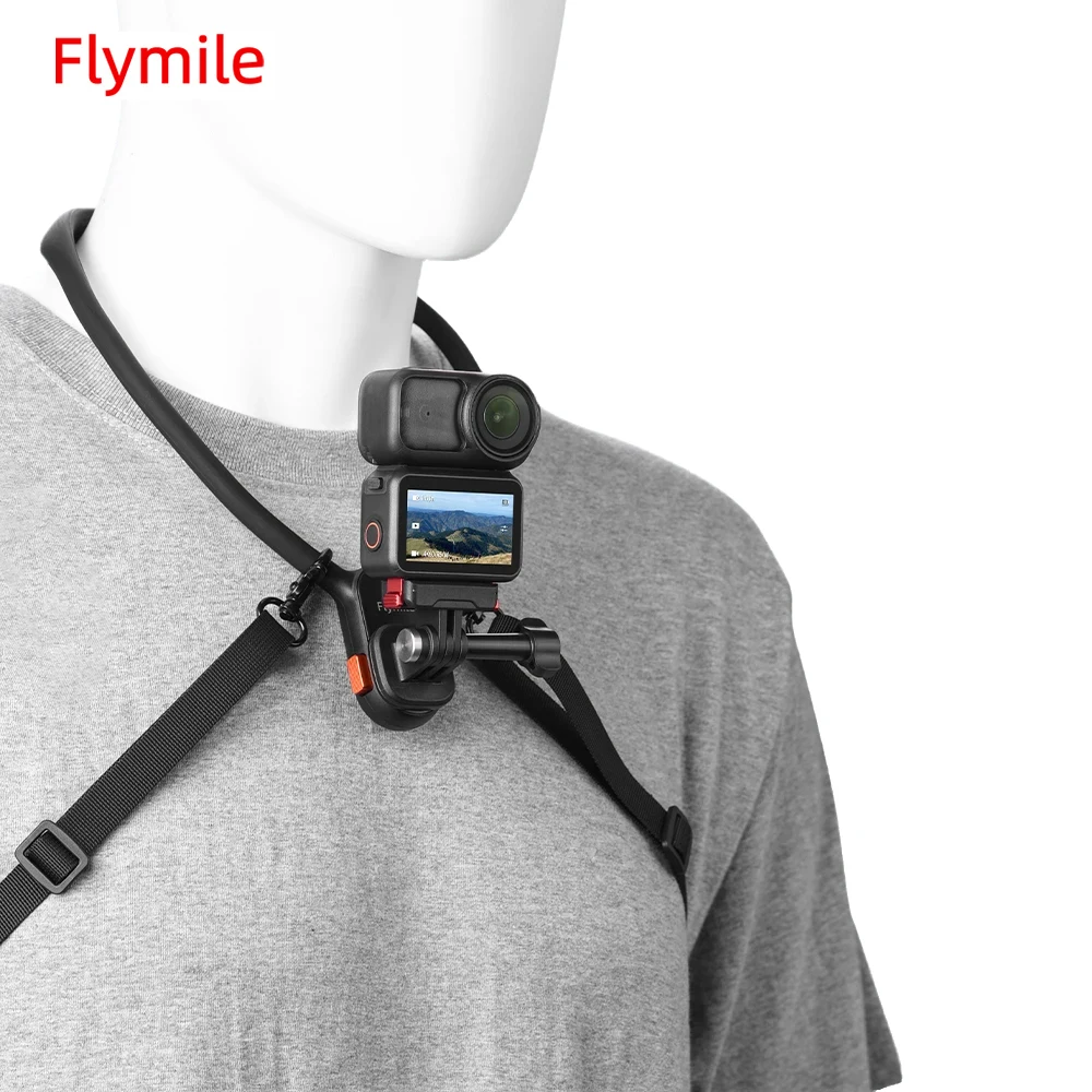 

Flymile Neck Mount for DJI OSMO NANO Accessories Camera POV Mount Neck Holder Chest Strap for POV/Vlog/Cycling Video