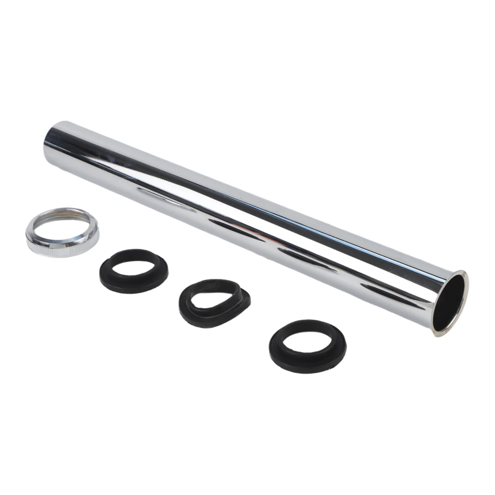 Stainless Steel Immersion-Pipe 29.5cm For Siphon Extension Pipe Drain Adjustable Tube Odour Trap Bottle Siphon 1 1/4 Inch X 32mm