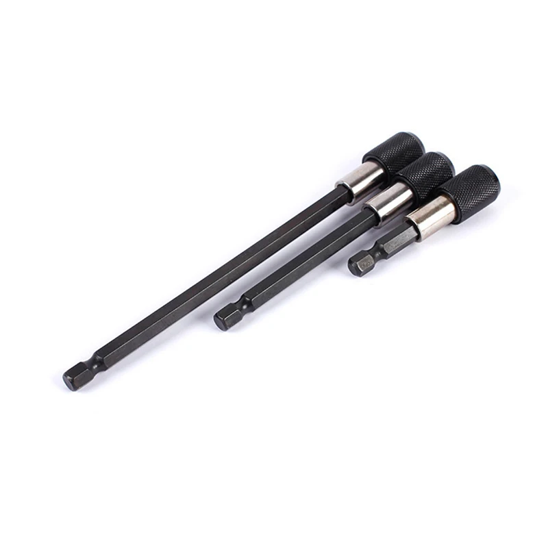 1/4 Inch Hex Shank Quick Release Electric Drill Magnetic Screwdriver Bit Adjustable Extension Holder Bar Shank Power Tool