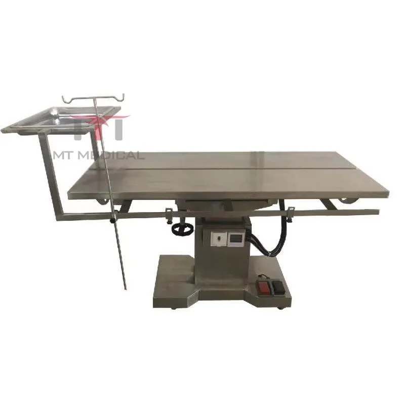 MT MEDICAL Veterinary Electric Operating Table Stainless Steel Surgical Table For Animal Clinic Factory Direct Price