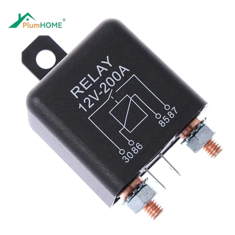 

12V 200 Amp Heavy Duty разделение зарядки/реле лебедки для автомобиля Ван лодка 4 Pin автомобильные реле высокого тока условий нагрузки стартер