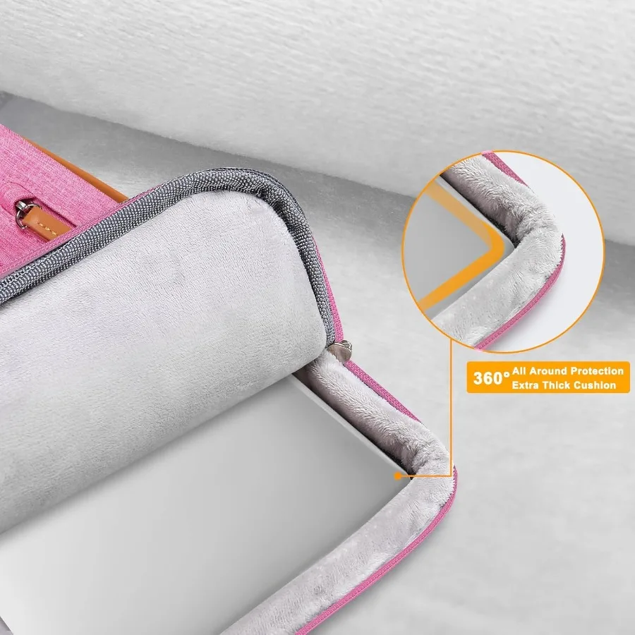 Borsa a tracolla protettiva per laptop MOSISO 360 per computer da 1515,6 pollici con design aperto lateralmente adatto a MacBook Pro HP Dell Leno da 16 pollici