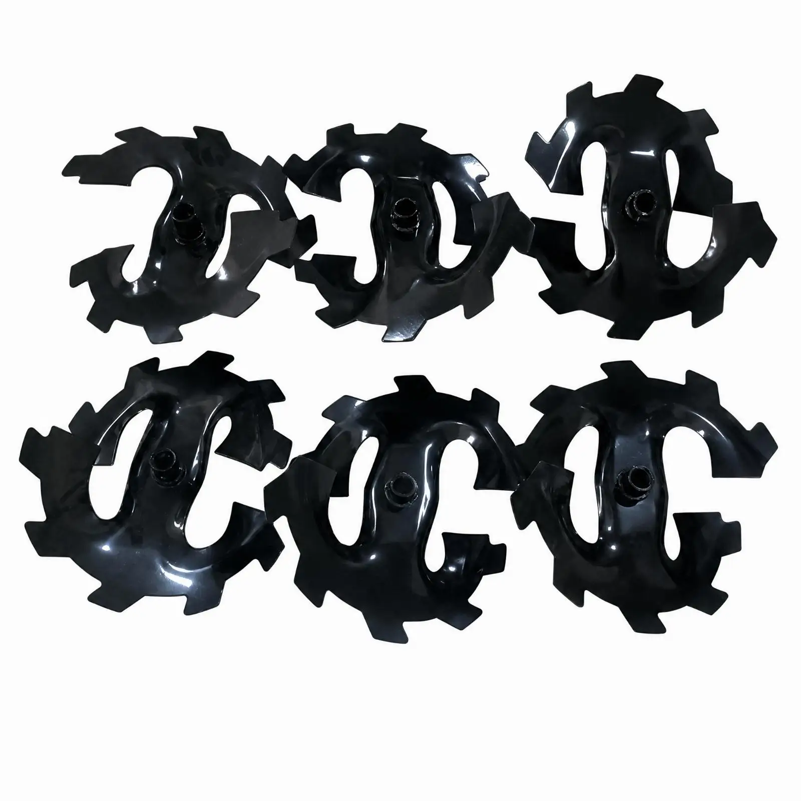 Auger Assembly with Mounting Hub Toothed Snow Thrower Auger Black Snow Thrower Worm Wheel