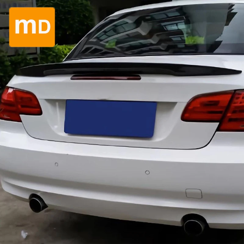 Glossy Black Spoiler Wing For BMW 3 Series E93 P Two door Spoiler Top Wings Black  Body Kit Car Accessories