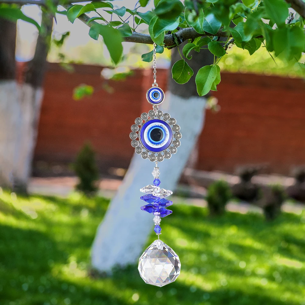 Metal Crystal Light Collection Pendant Car Accessories Hanging Crystal Pendant Window Decor Crystal Rainbow Ornament for Balcony