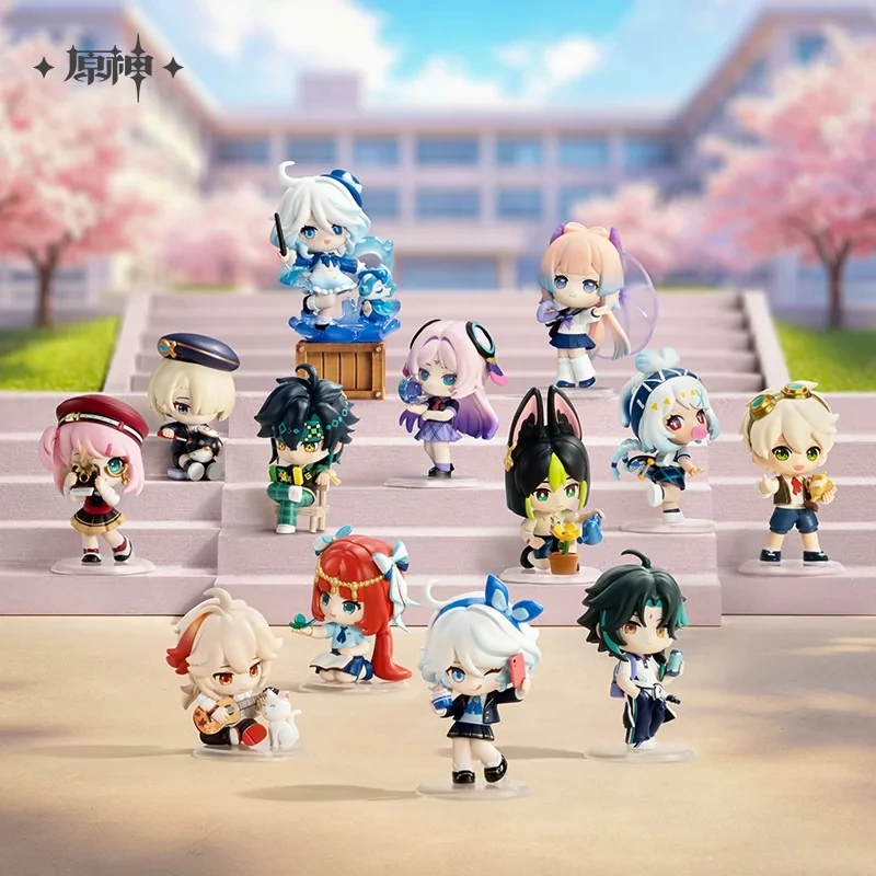Official Genshin Impact “Poem of Light and Shadow at the Academy” Merchandise: Chibi-Style Figurines, Desktop Ornaments, and Dec