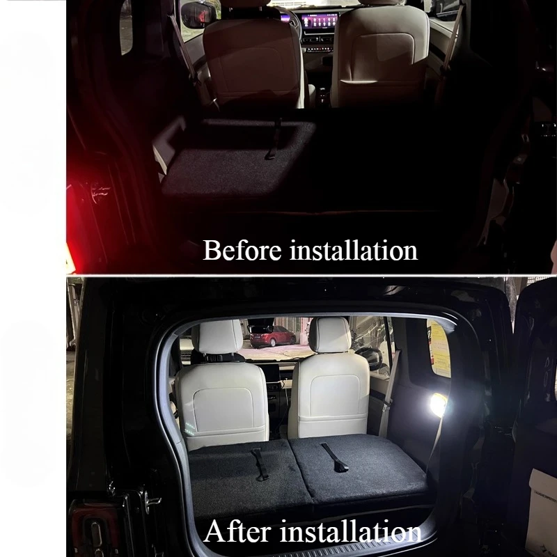 For Spark EUV Plus Trunk Ceiling Light Magnet Roof Light Reading Lamp LED Charging Night Lamp Non-destructive installation
