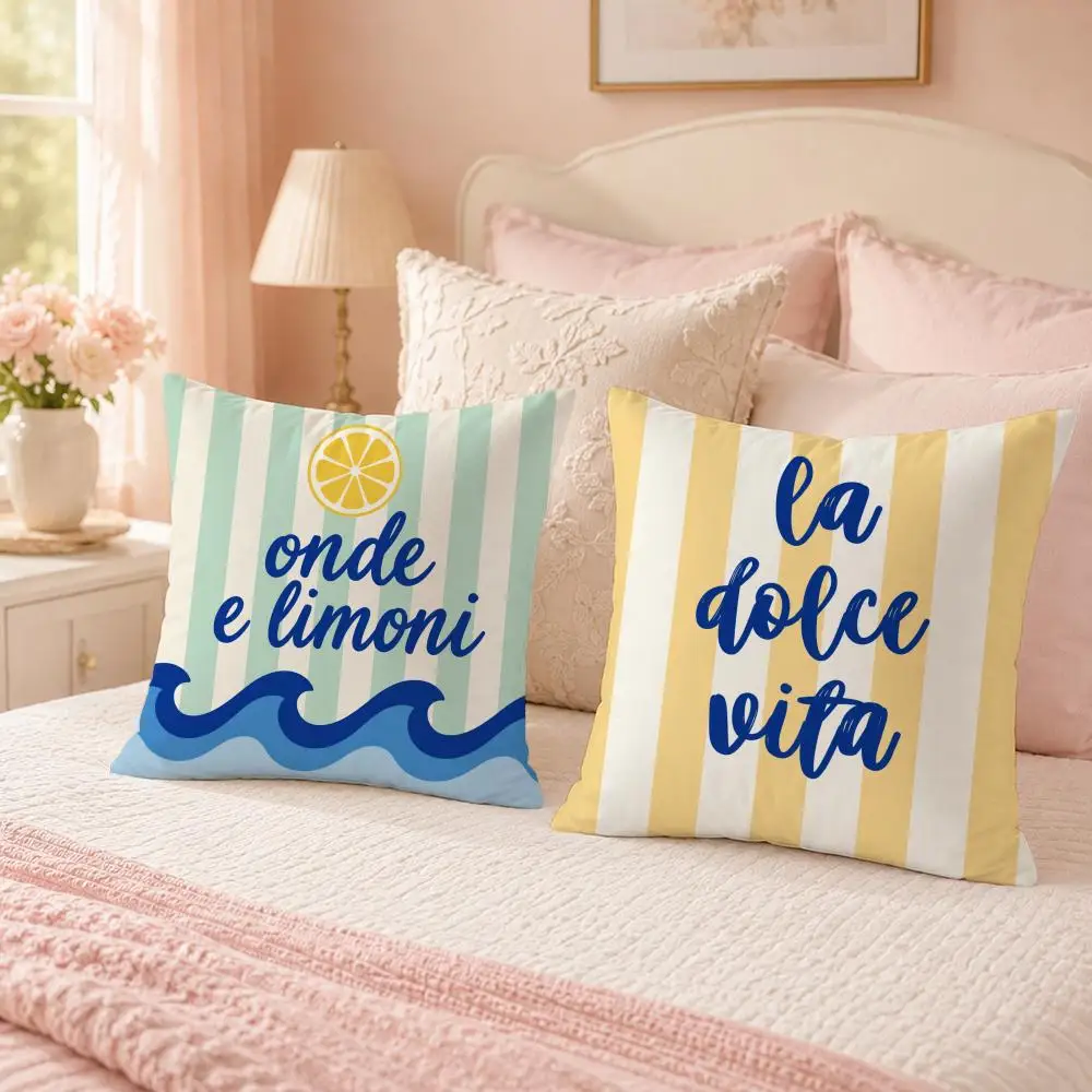 Custom Letter Monogram Initial Cushion Cover Custom Plush Pillow Cover Soft Cloud Comfort for Sofa Bed Couch