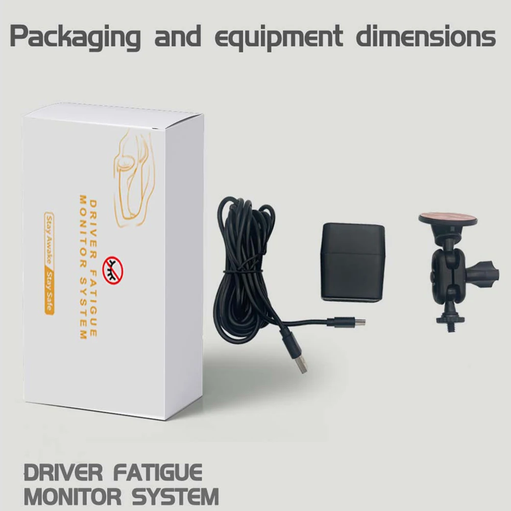 Fatigue Driving Warning Device Face Recognition Safety Driving Monitor Sensor Pupil Recognition Head Up Driving Safe System