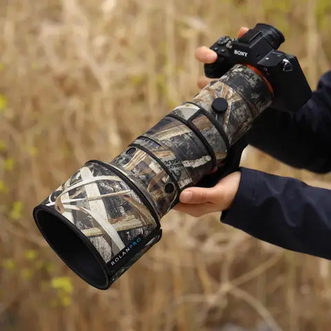 ROLANPRO 방수 렌즈 코트 시그마 500mm F5.6 DG DN OS 스포츠-소니 E 마운트 렌즈 보호 슬리브 건 케이스 렌즈 커버