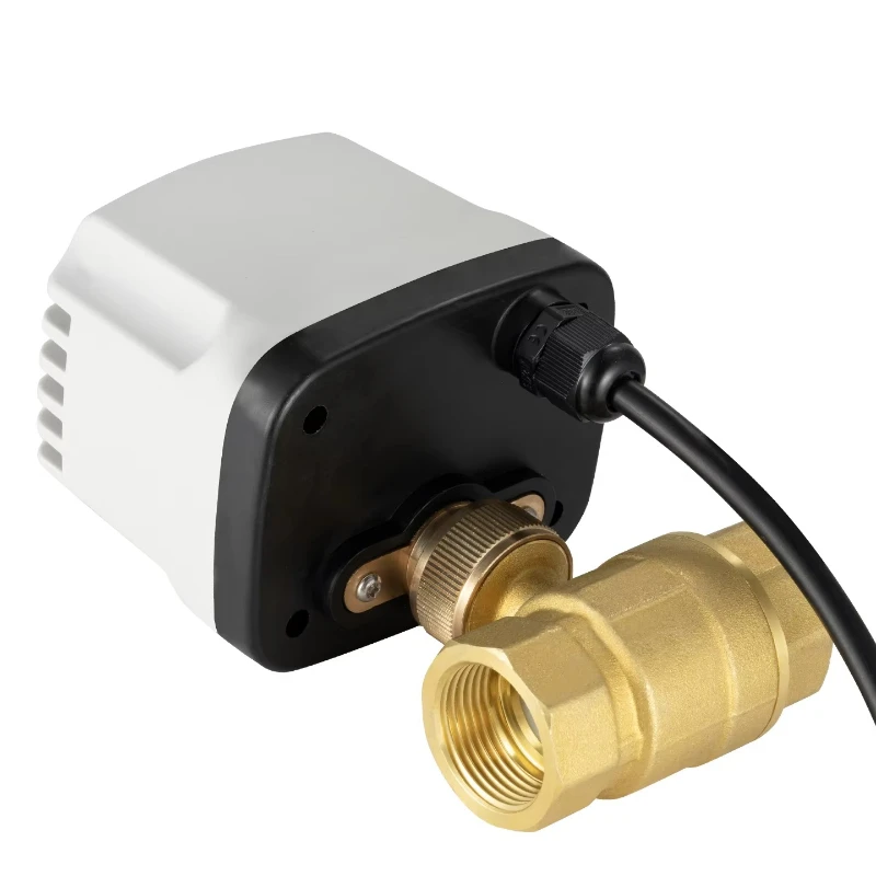 2 inch IP65 waterproof electric 220V 12V 24V 3 wire 2 control actuator electric ball valve high torque irrigation controller