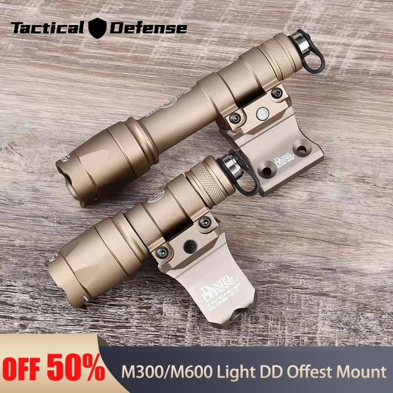 

Тактический страйкбольный светильник Surefire M300 M300A M600 M600C Flahslight со смещенным креплением DD, подходит для рейки 20 мм MLOK KEYMOD, светильник для охотничьего оружия