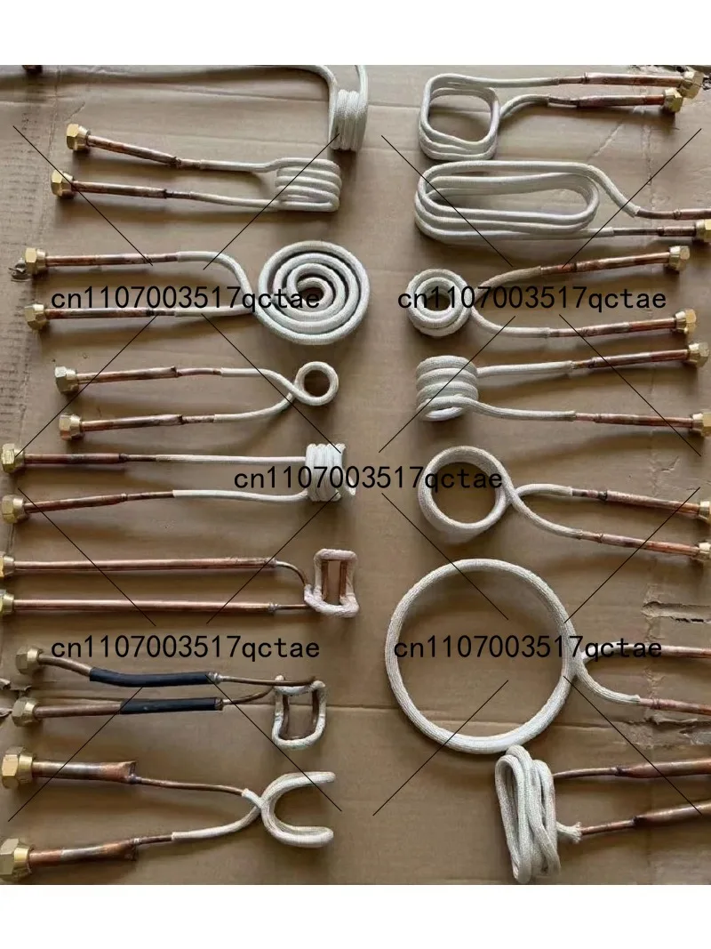 High Frequency Induction Heating Coil Copper Tube for Water Drill Gear Turning Tool