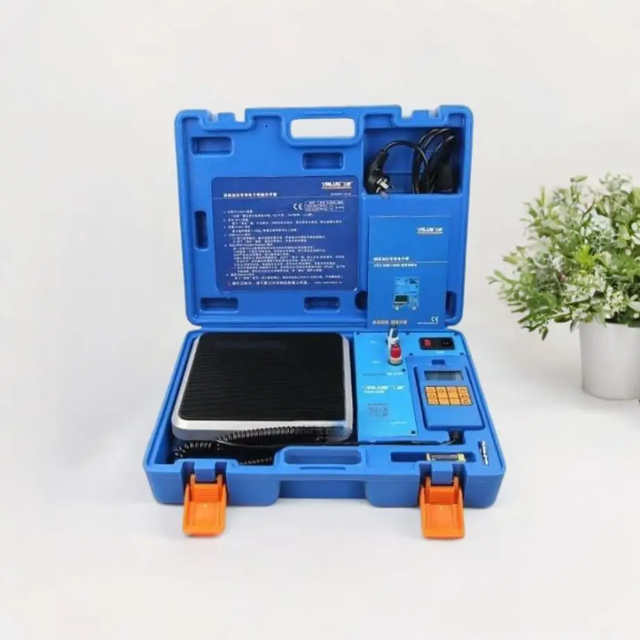 Genuine the electronic scale quantitative filling fluid called VES-100B refrigerant recovery