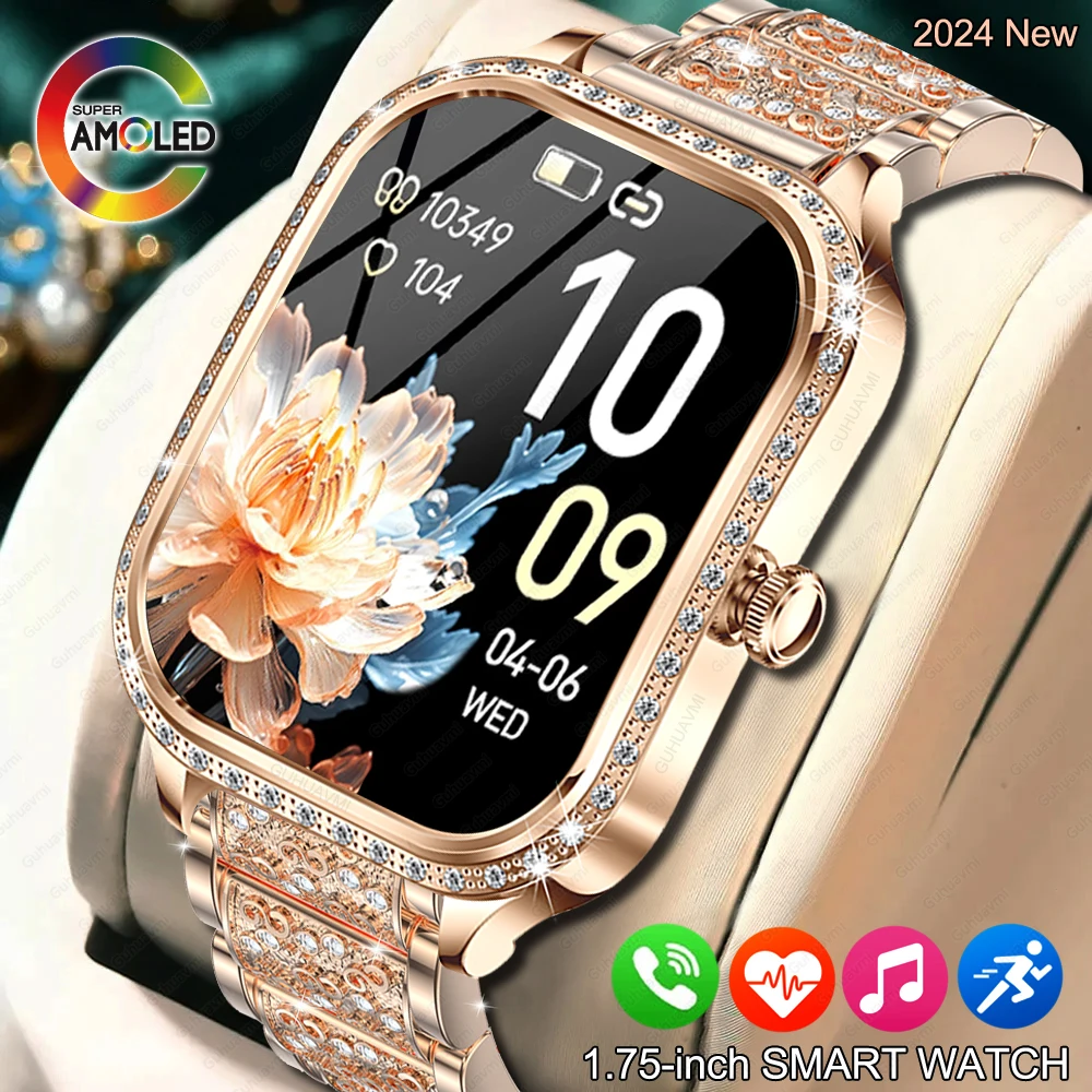 

New Lady SmartWatch Curved Screen Women Watch Bluetooth Call Sport trajectory Health Clock IP68 Lady Smartwatch For Android iOS