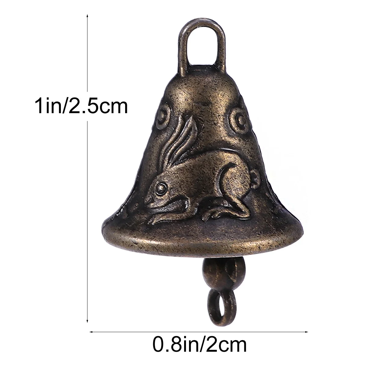 11 Pcs Bronze Bells Wind Chimes Hanging Decorations Retro nament Metal Vintage Craft Feng Shui Bell Home Decor