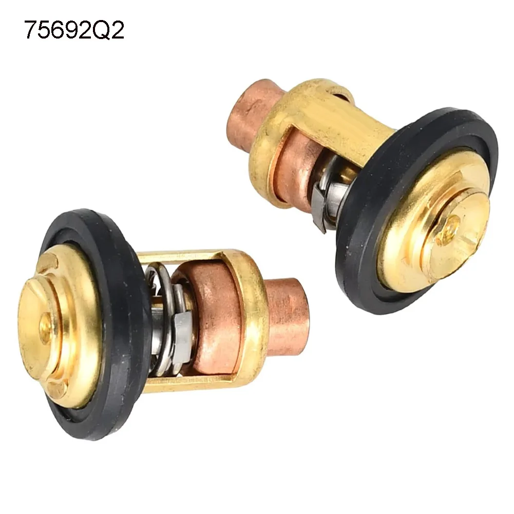 2x Thermostat Kit For Mercury 75692Q2 75692T Correct Connector Direct Installation For Marine High Grade High Quality