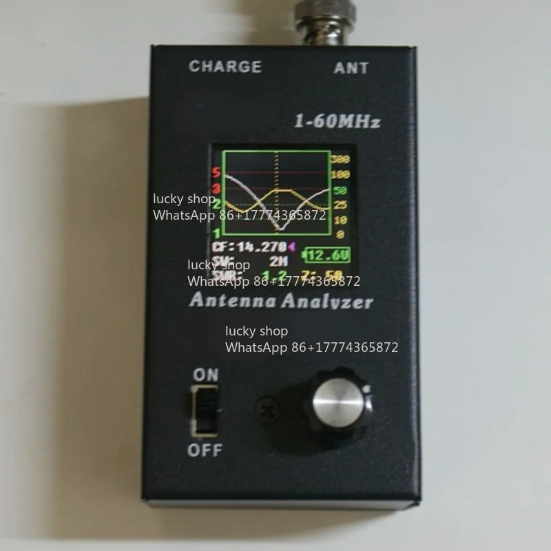 Lucky Grocery Store M600 Antenna Analyzer  Color Screen, Impedance Test, Vector Network Architecture VNA 1-60MHz1105241158 Store