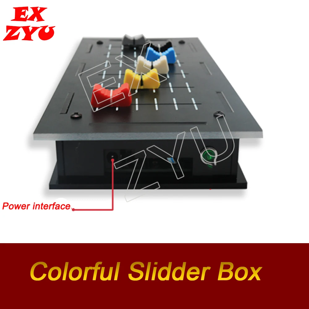 Escape Room Props Colorful Slider Box turn all colorful sliders in right position to open the door chamber room EX ZYU