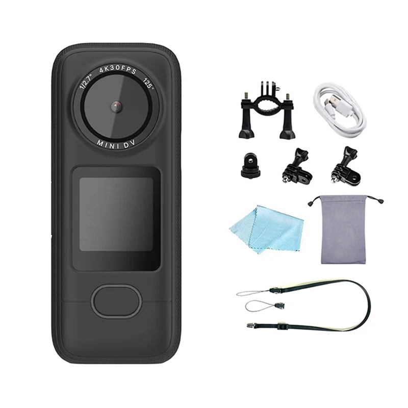 Электронная спортивная камера ночного видения 4K HD Wi-Fi с сенсорным экраном, водонепроницаемая трансграничная спортивная камера с защитой от сотрясений и аксессуарами