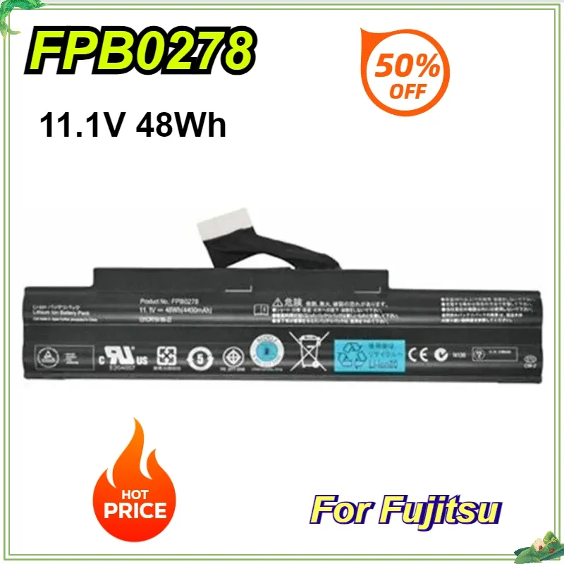 

FPB0278 FPB0285 New Laptop Battery for Fujitsu Lifebook 552 AH552 31CR19/66-2 11.1V 48Wh Bateria