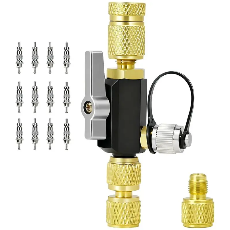 B15C HVAC Valve Core Removal Tool Kit - Dual Valve Design For R22
