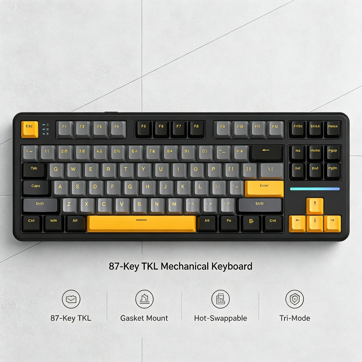 clavier-mecanique-sans-fil-attack-shark-x87-87-touches-tkl-gasket-hot-swap-rgb-tri-mode-bluetooth-24g-usb-c