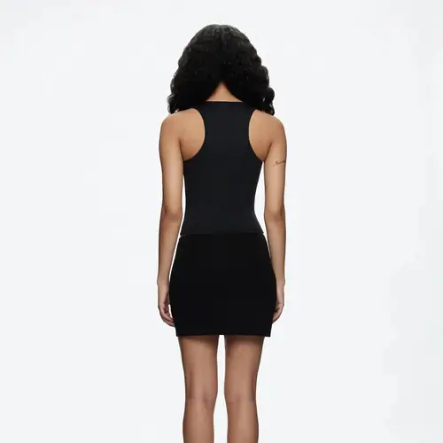 Imagen 2 del producto Camisola sin mangas de verano para mujer con tirantes anchos, camiseta sin mangas con espalda cruzada, top sexy, ropa deportiva informal para uso diario