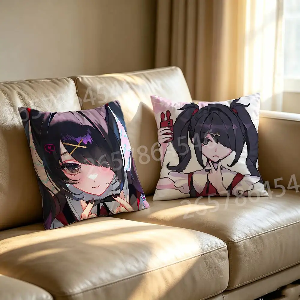 Anime Game Ame chan Pillow Case For Room Sofa Cushion Cover Suitable For Home Bedroom Decoration And Protector