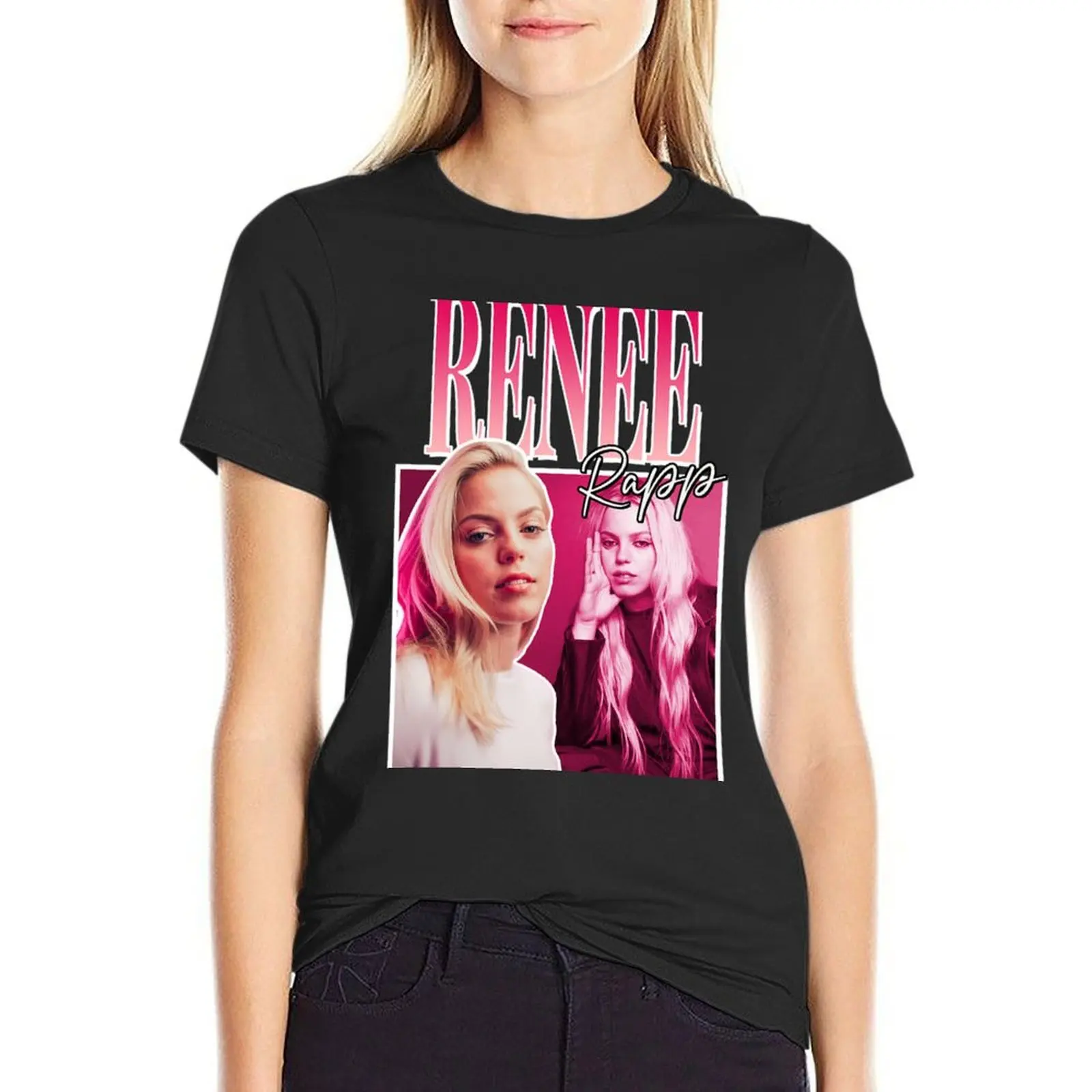 Renee Rapp T-Shirt oversized sports fans plus sizes sweat tshirts woman