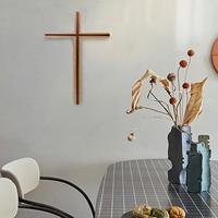 Church Wall Hanging Crucifix Jesus Christianity Wood Cross Decorative Bedroom