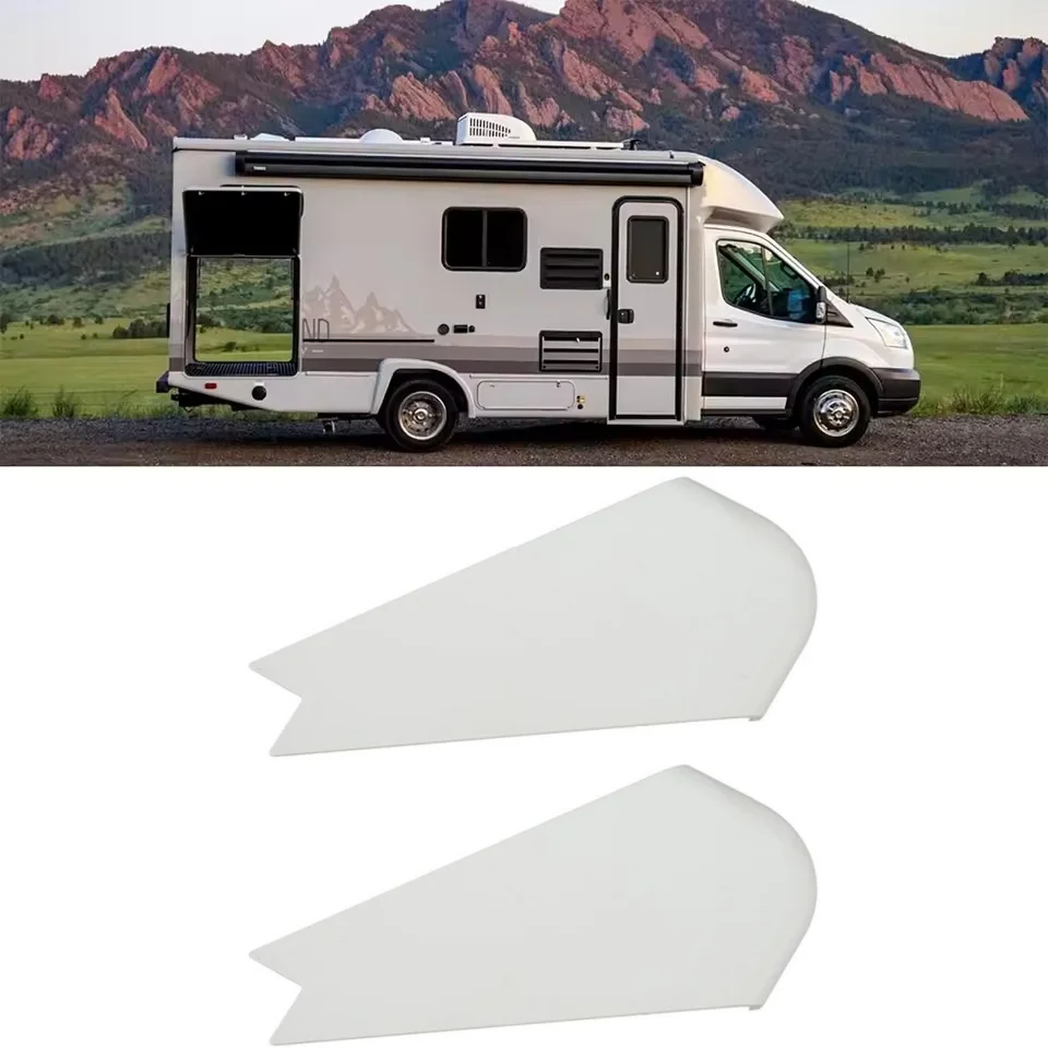 1/2Pcs Set ABS RV Slide Out Corner Cover Black Corner Cover RV Slide Out Corner Trim White Slide Out Corner Cover RV Accessories