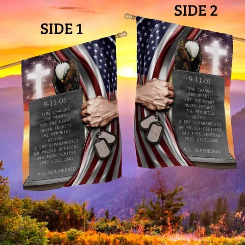 9-11-01 Never Forget the Memories Within 20 Years Anniversary Graden Flag UUI GGX