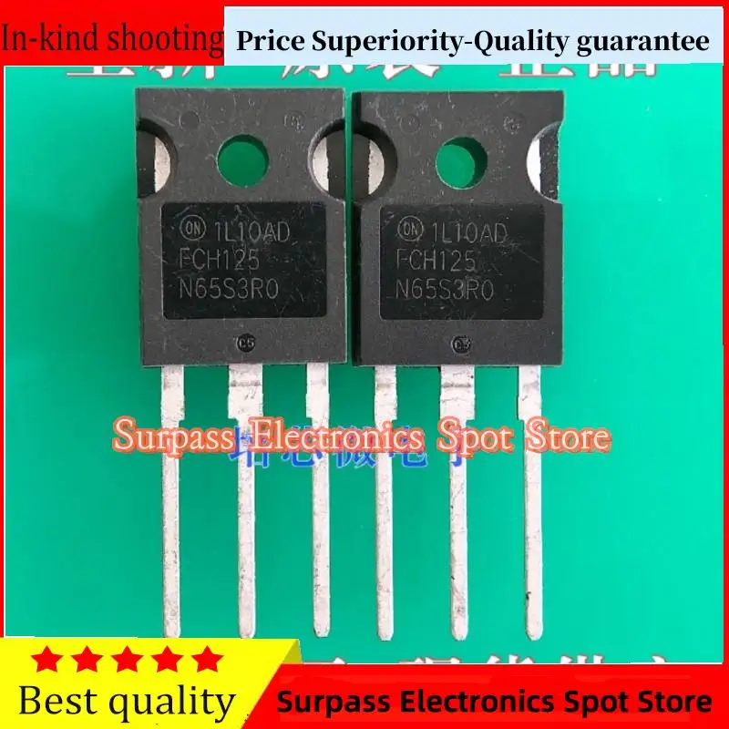 

10PCS-100PCS FCH125N65S3RO FCH125N65S3R0 TO247 125A/600V IGBT Price Superiority-Quality guarantee