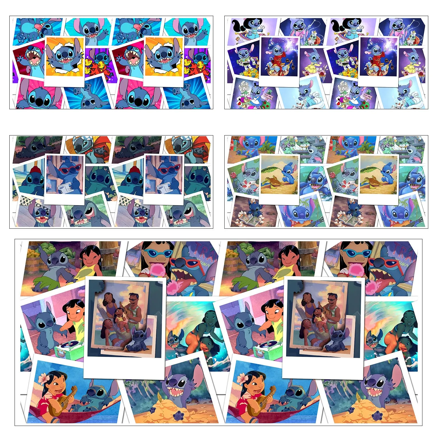 

Cute Stitch Monster easy peel waterproof DIY Decals Beauty 3D transfers uvdtf sticker 16oz uv dtf cup wraps