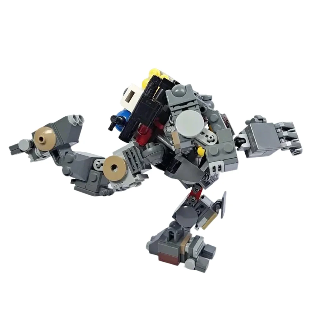 MOC Post-apocalypse Survivor Mech Building Blocks Military Mech Creative Robot Brick Toy Adult Gift