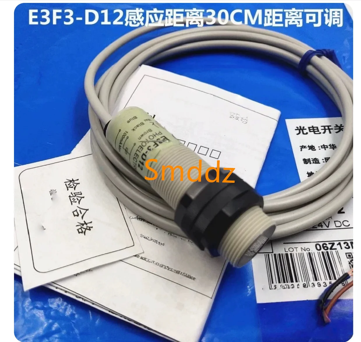 1 piece,    Circular M18 Reflective Sensor ,  E3F3-D11  / E3F3-D12  /E3F3-D62