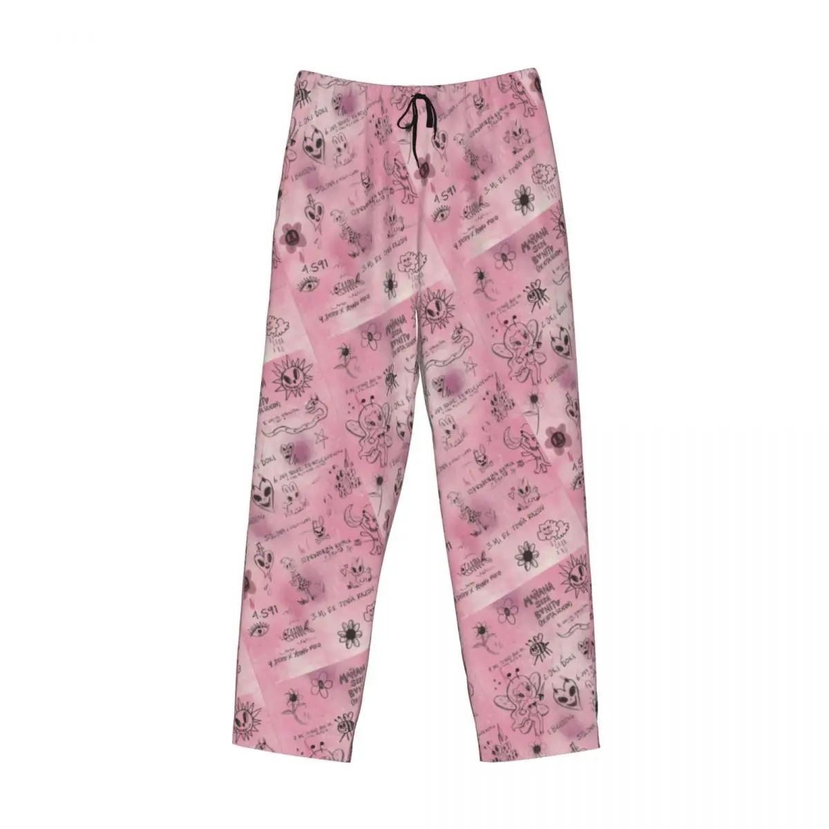 مخصص كارول جي سنجر بيجامة السراويل الرجال صالة النوم الرباط ملابس النوم قيعان مع جيوب