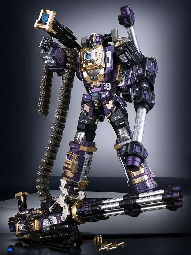 Gatling Judge Decider Firing Bullets Hard Man Overwhelmer Transformable Gun Model Toy King
