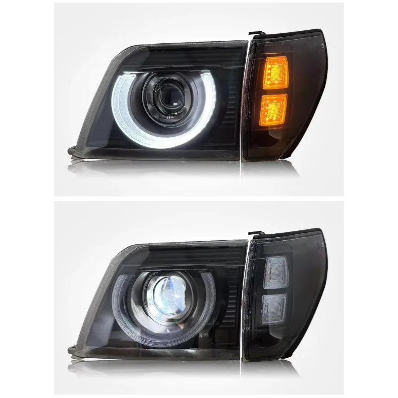 Car Lamps For Toyota LC95 LC90 3400 1997-2002 Front Lights LED Signal DRL Headlight HID Projector Lens Refit Auto Tool Accessory