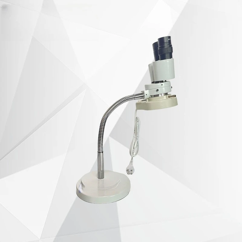 RX-6D Dental Technician Microscope Magnifier Double Tube Oral 8X Magnifier With LED Light Dental Magnifier