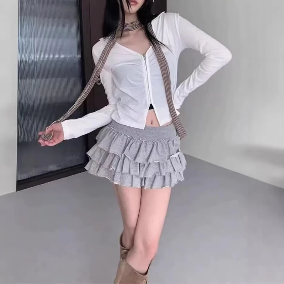 sweet-and-spicy-girl-ballet-sle-f-length-puffy-skirt-with-lace-trim-ort-skirt-pants-cotton-casual-sle-cake-skirt