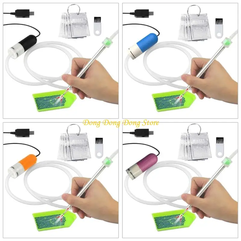 

4XBA Multipurpose Gemstones Painting Tool Adjustable Suction Strength Stable Base Design For Various Crystal Size And