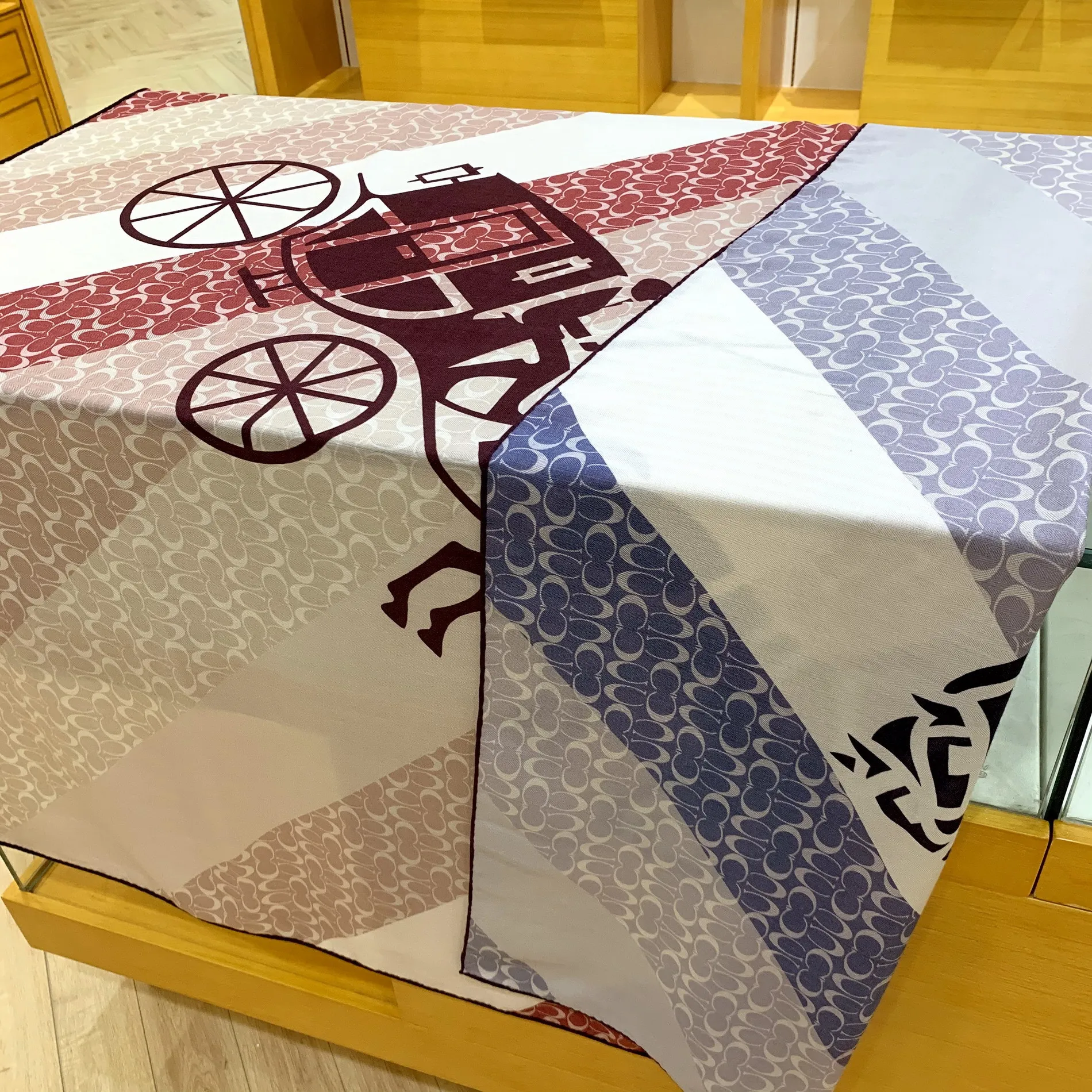 

Высококачественный элегантный женский изысканный двойной каретовый двусторонний принт, качественный шелковый шерстяной шарф с ручным скрученным краем, большой квадратный шарф, шаль